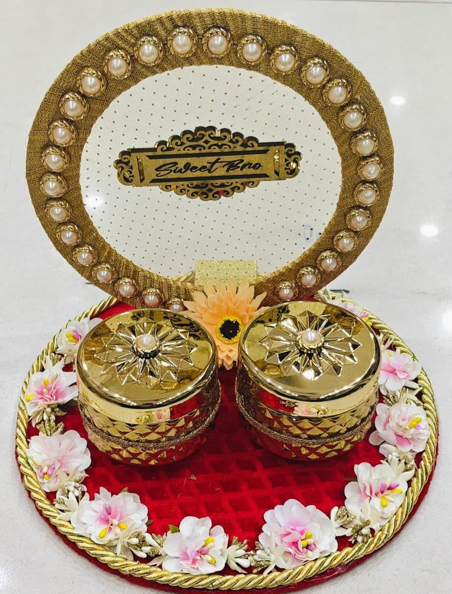 "Sweet Bro" Handcrafted Rakhi Tikka Platter