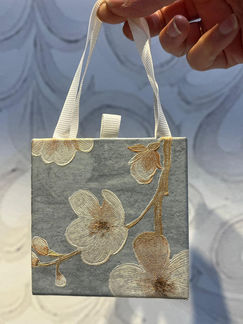 BRO Floral Blue Bag Rakhi