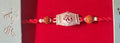 Sacred Bond Ik Onkar Silver & Rudraksha Rakhi