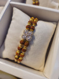 Rudraksh & Flower Band Rakhi