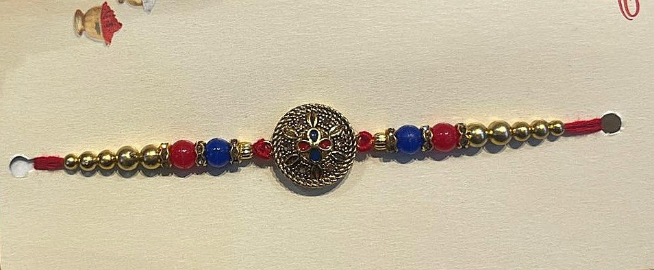 Traditional Designer Beaded Rakhi