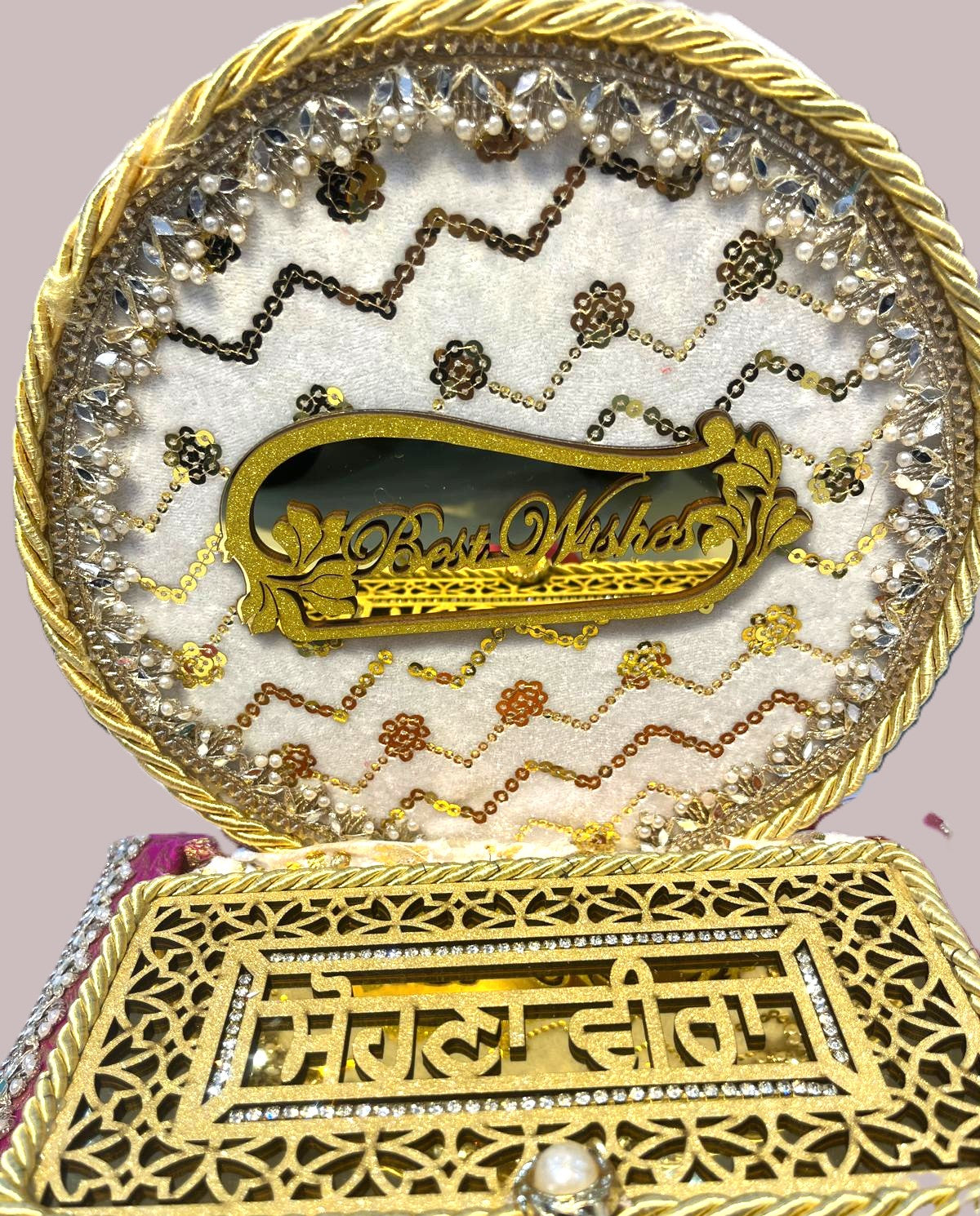 Raksha Bandhan Shagun Platter and Rakhi Gift Box