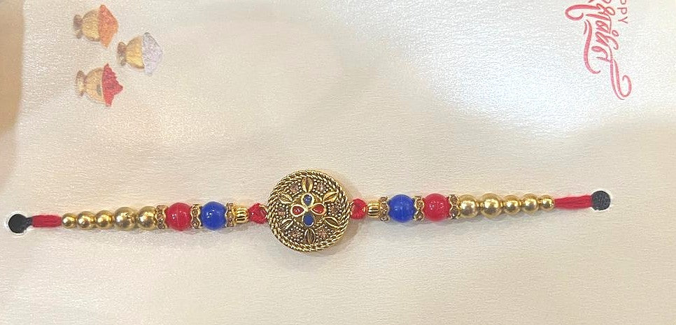 Traditional Designer Beaded Rakhi