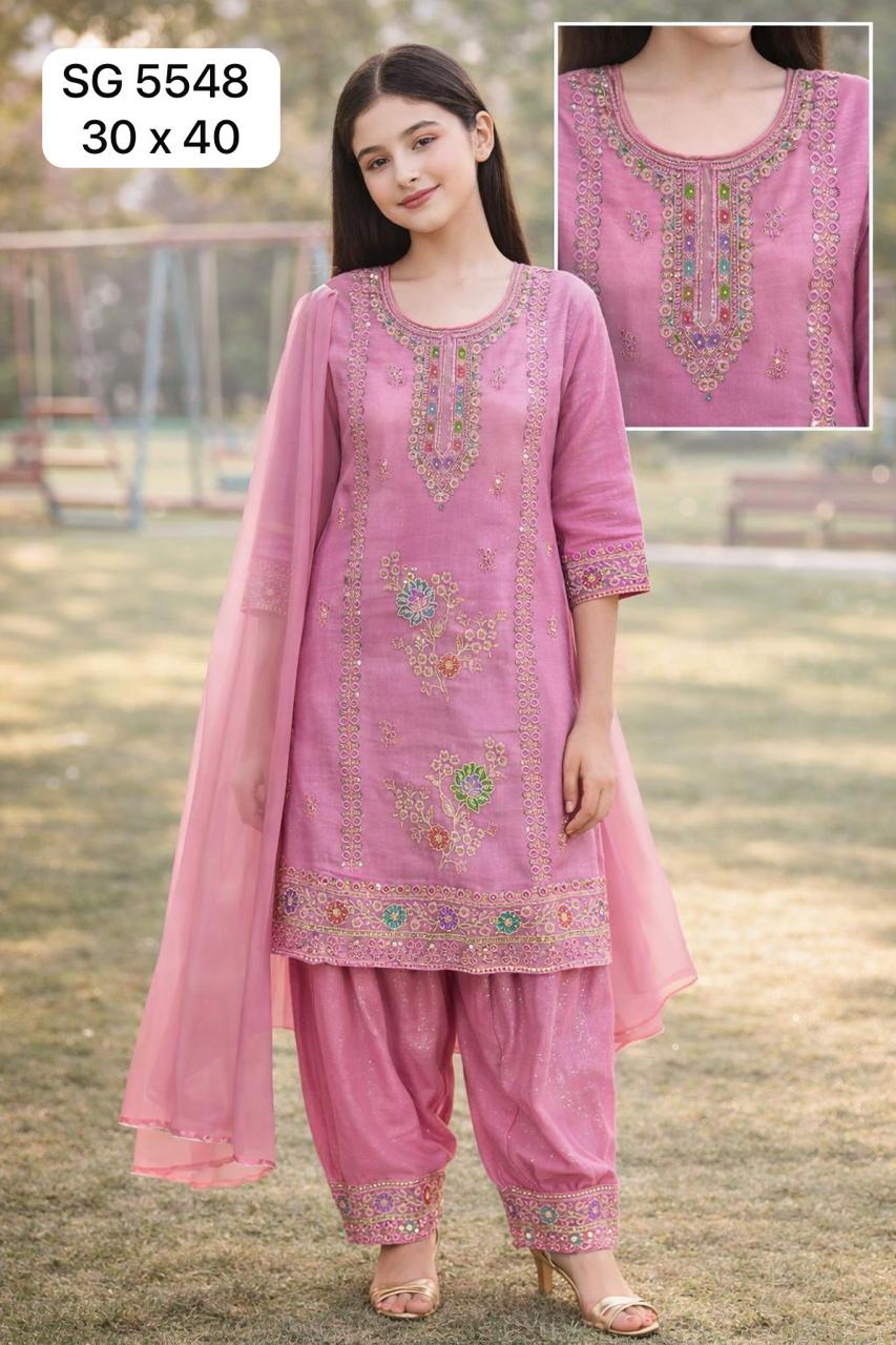 Little Princess Festive Patiala Suit